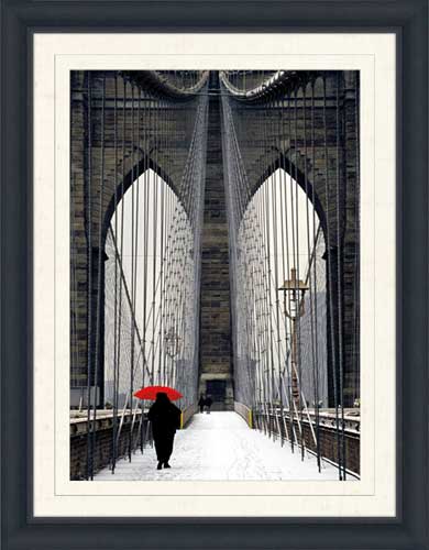 Brooklyn Bridge Meets Red